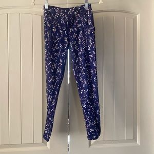 Zella Purple Dotted Leggings